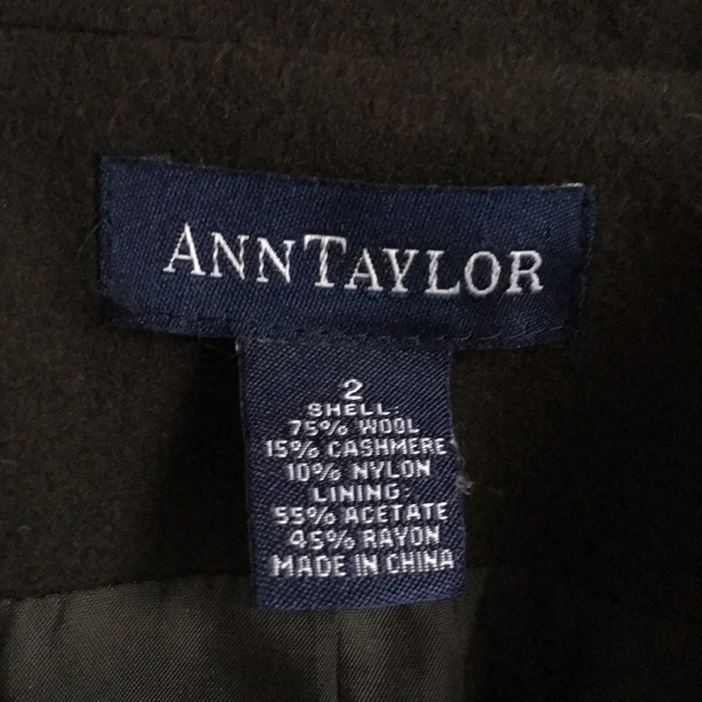 Vintage Ann Taylor Cashmere & Wool Blazer - Picture 5 of 6